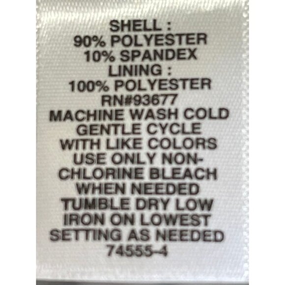 Liz Claiborne Womens Classic Fit Blazer Blue & White Size Medium - Picture 9 of 10